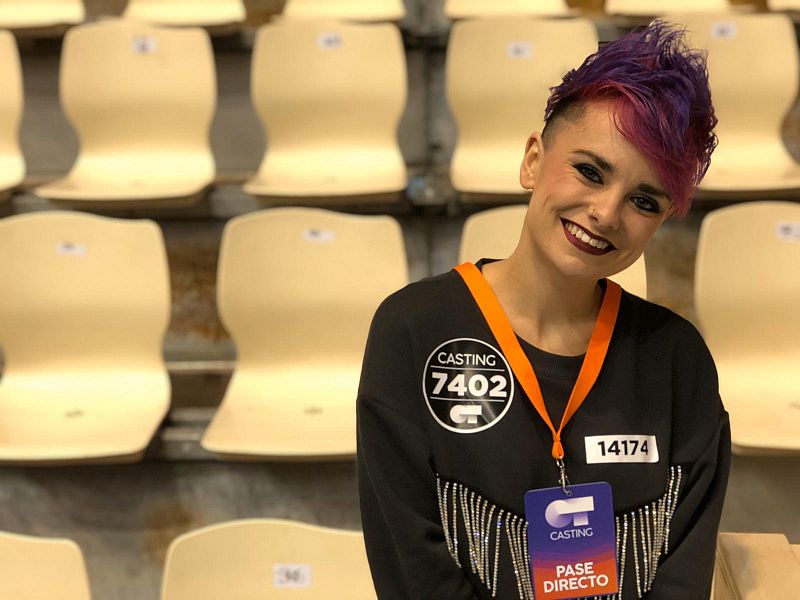 Alexandra, la 'pase directo' que ha pasado en la Fase 1 del casting OT 2020 en Santiago de Compostela