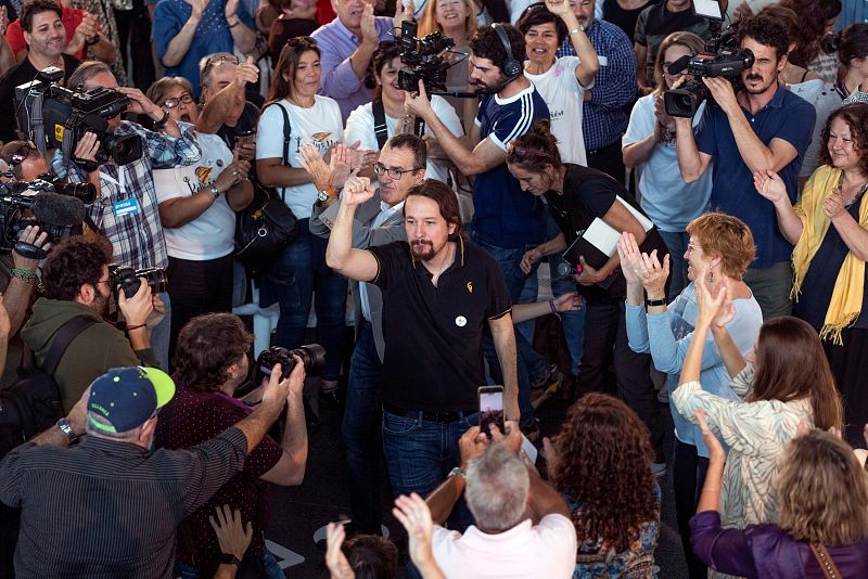 Iglesias, en su primer mitin de campaña en Palma de Mallorca