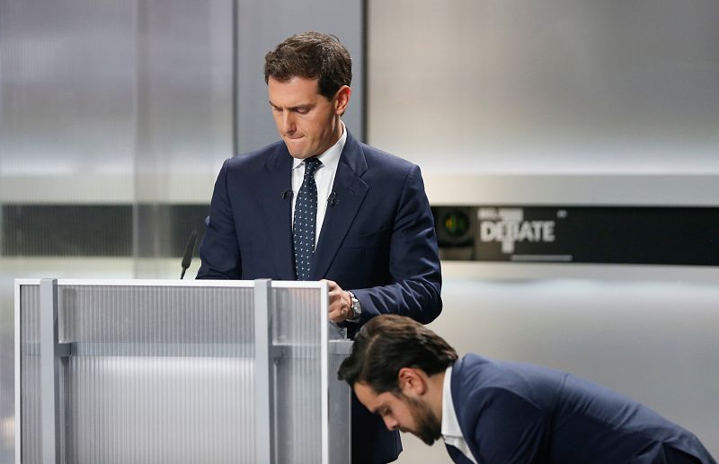 Albert Rivera en el debate a cinco
