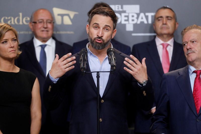 Declaraciones de Abascal después del debate