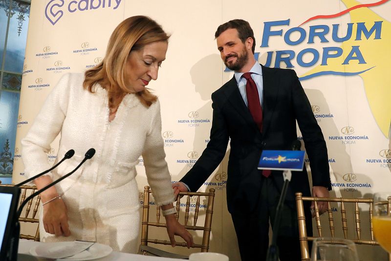 Pablo Casado y Ana Pastor