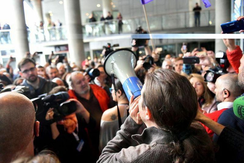 Pablo Iglesias en Bilbao