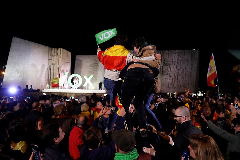 Cierre de campaña de Vox en Madrid