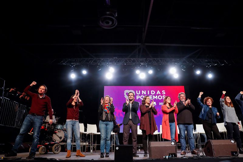 Cierre de campaña de Unidas Podemos