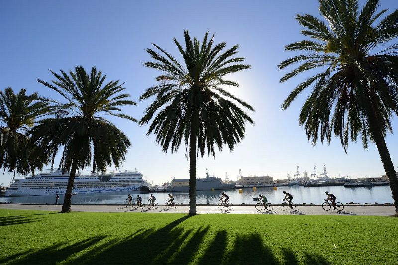 Muelle de Santa Catalina desde la Plaza de Canarias.