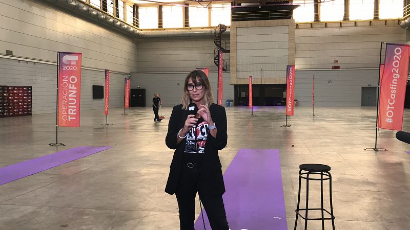 Noemí Galera cierra la primera jornada de casting en el casting de OT 2020 en Barcelona