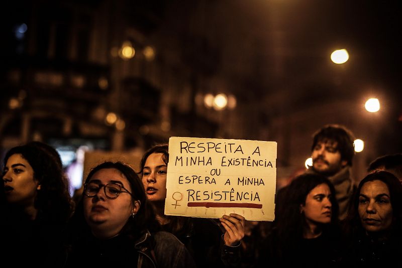 International Day on violence against women in Lisbon