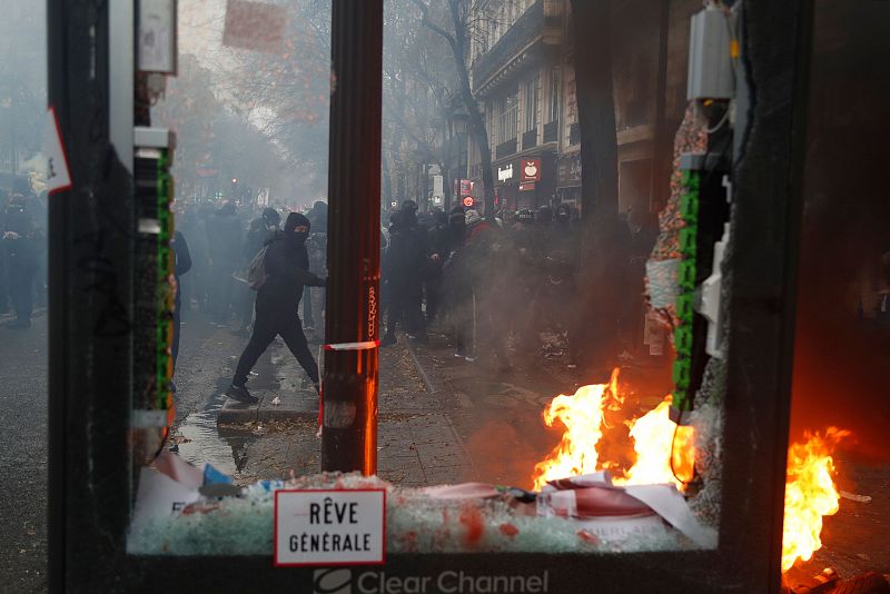 Destrozos en París