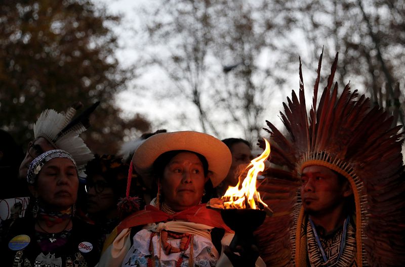 Manifestantes de todo el mundo