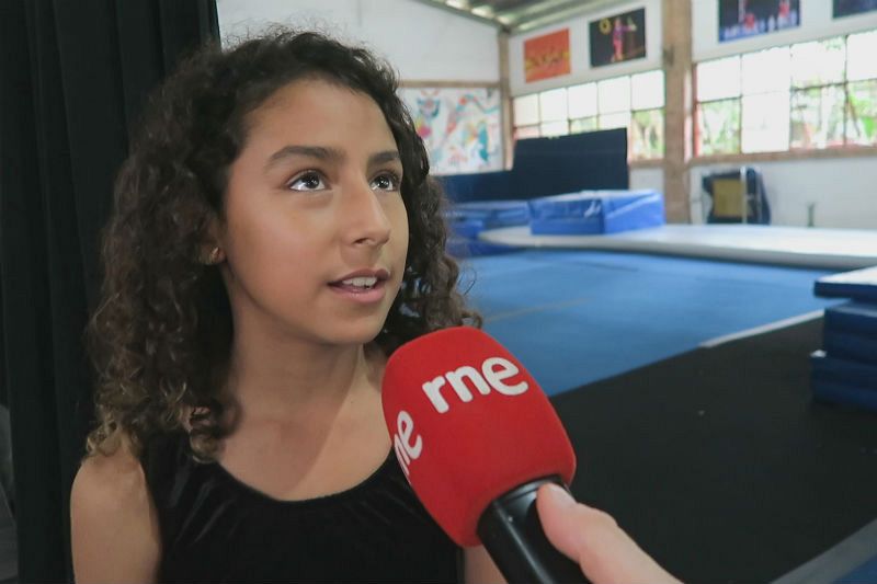Alumna del Circo de los Niños de San Pancho.