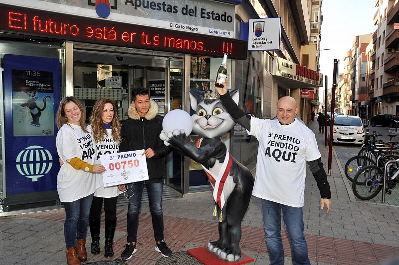 El 750, tercer premio del Sorteo de Navidad en Albacete