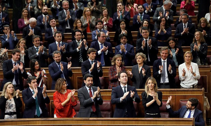 Tercera jornada de la sesión de investidura de Pedro Sánchez