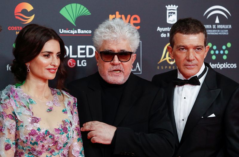 Goya 2020: Antonio Banderas, Pedro Almodóvar y Penélope Cruz