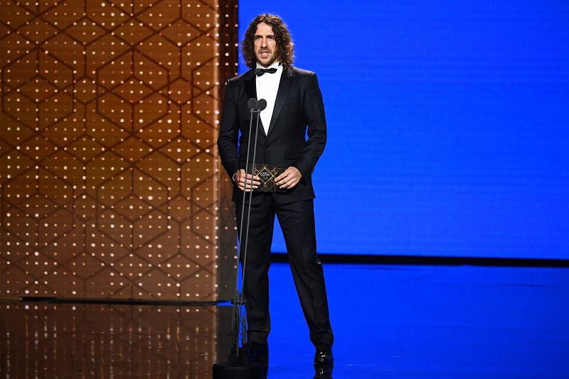 Los mejores momentos de los Goya 2020: Carles Puyol en uno d elos momentos de la gala