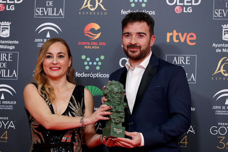 Los mejores momentos de los Goya 2020:  Silvia Venegas y Juan Antonio Moreno reciben el Goya al "Mejor Corto Documental".