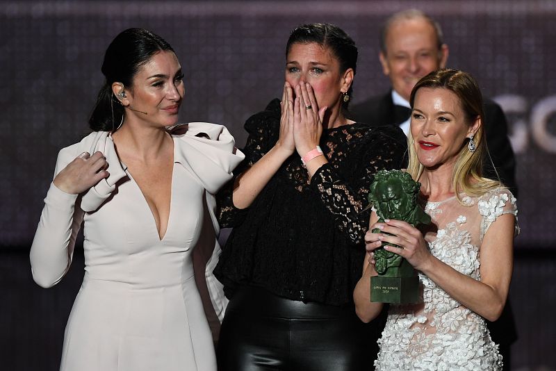 Los mejores momentos de los Goya 2020: Las tres hijas de Marisol recogen el Goya de Honor otorgado a su madre