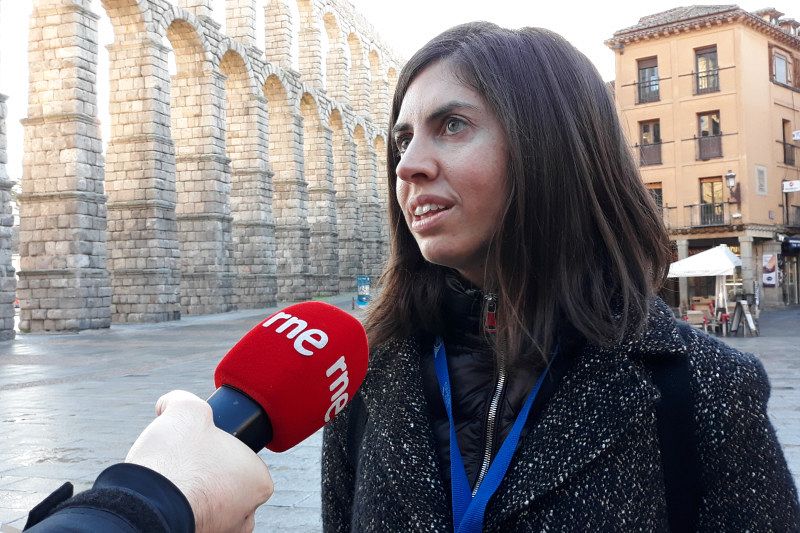 María Leiceaga, guía de Segovia