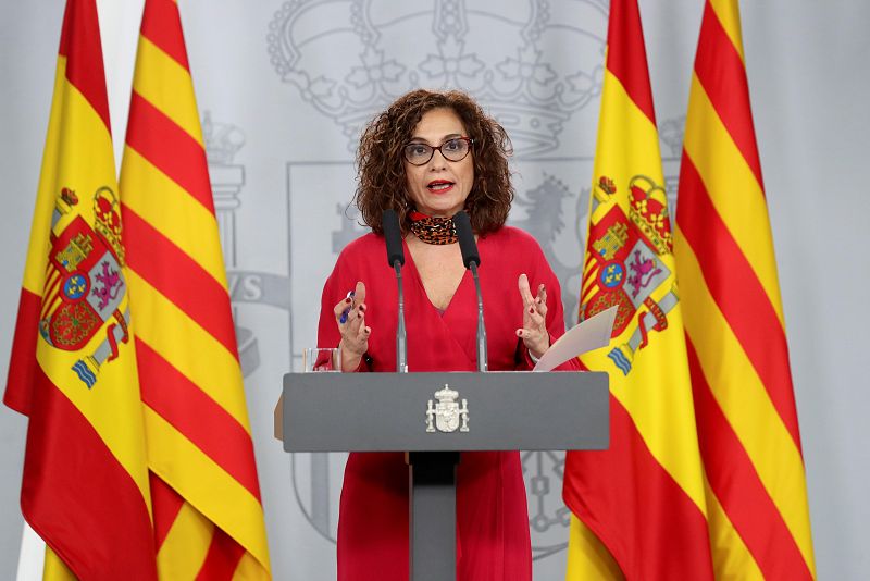 Mesa de diálogo Gobierno-Generalitat en el palacio de la Moncloa