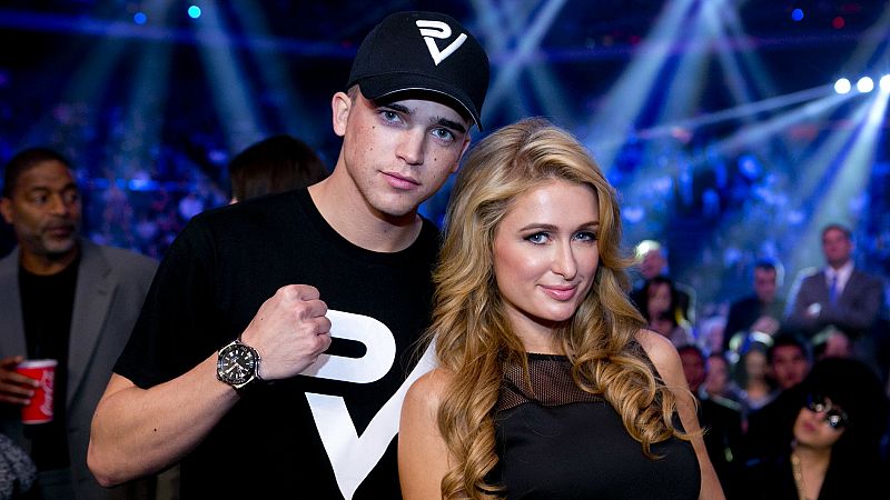 River Viiperi con su ex Paris Hilton en el año 2013