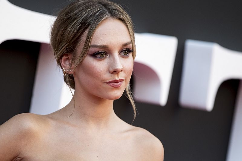 Ester Expósito, en la premie de la segunda temporada de Élite (agosto de 2019)