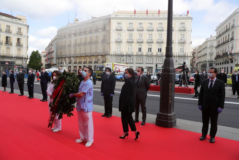 Imagen: La Comunidad de Madrid homenajea este Dos de Mayo a los héroes que han luchado contra el COVID-19