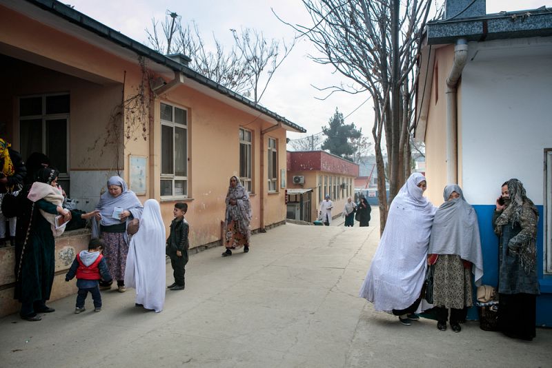 Interior del hospital público de 100 camas donde se encuentra la maternidad de Médicos Sin Fronteras (MSF).