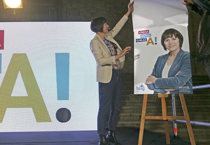 Elecciones gallegas 2020: Ana Pontón, candidata del BNG, estrena campaña en Santiago