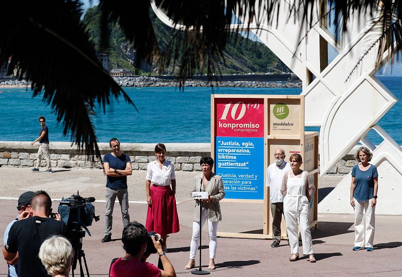 Elecciones País Vasco: Maddalen Iriarte, en un acto en San Sebastián sobre convivencia