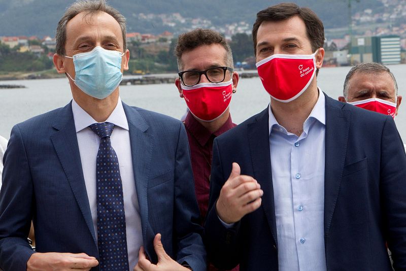 Elecciones Galicia 2020: El ministro de Ciencia, Pedro Duque, de campaña en Pontevedra