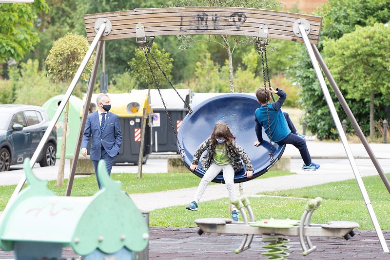 Urkullu, antes de un acto centrado en la infancia y la juventud