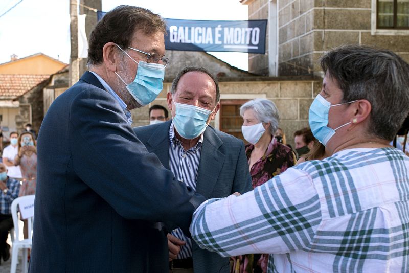 Elecciones gallegas 2020: Mariano Rajoy participa en acto electoral en Beariz, Ourense