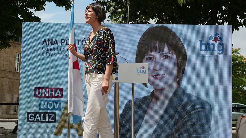 Elecciones gallegas 2020: Mitin de Ana Pontón (BNG) en Ferrol
