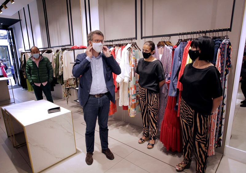 Alberto Núñez Feijóo reivindica el comercio de proximidad