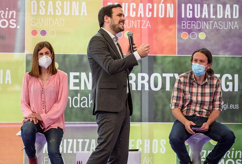 Iglesias y Garzón acompañan a Gorrotxategi