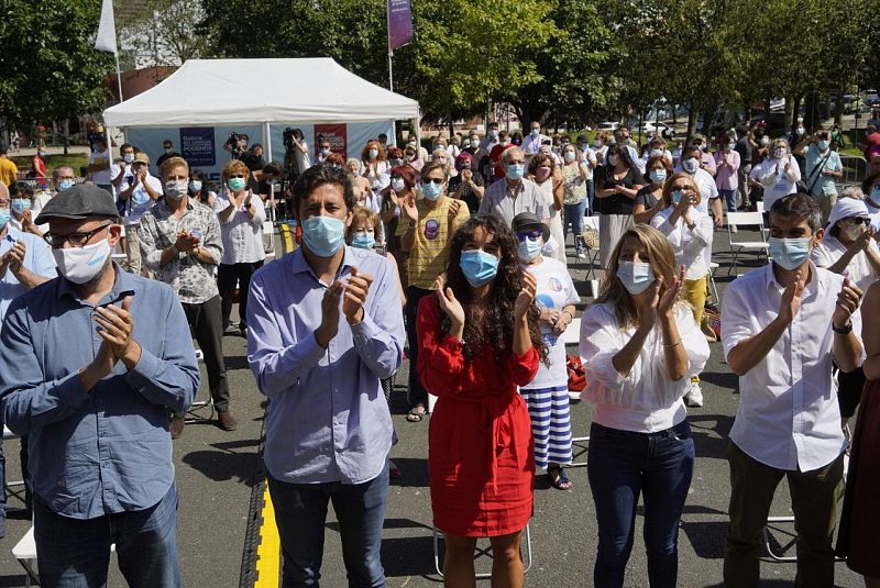 Elecciones gallegas 2020: La ministra Yolanda Díaz protagoniza un mitin en Ferrol