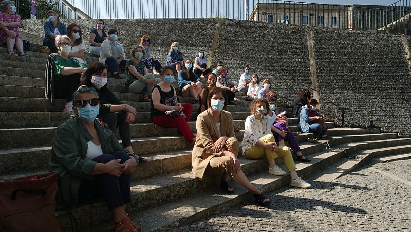 Elecciones gallegas 2020: Homenaje del BNG a las mujeres que trabajaron para combatir la pandemia del coronavirus