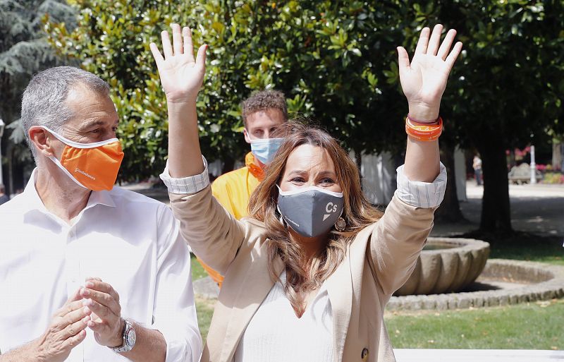 Elecciones gallegas: Beatriz Pino, con Toni Cantó en el cierre de campaña