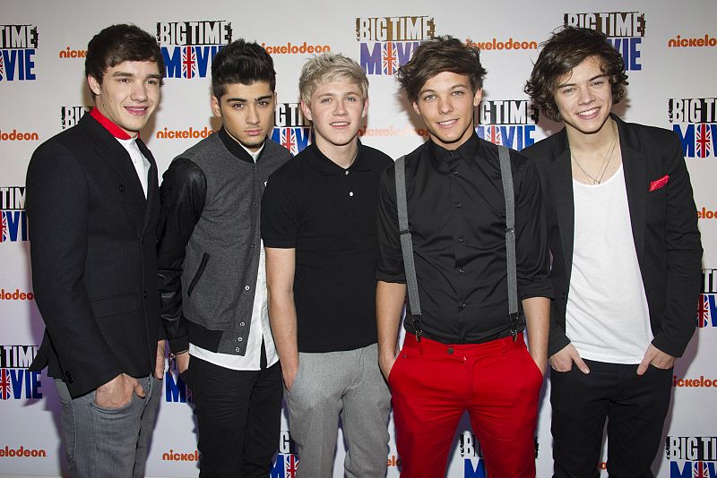 One Direction en la première de "Big Time Movie" en Nueva York en marzo de 2012.