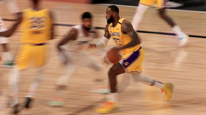 Imagen: Aceleración de LeBron James