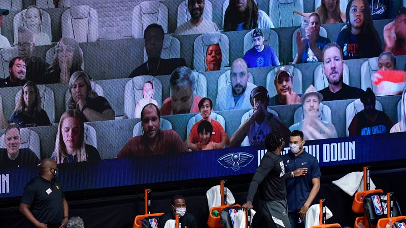 Imagen: 'Vídeoaficionados' en las gradas 