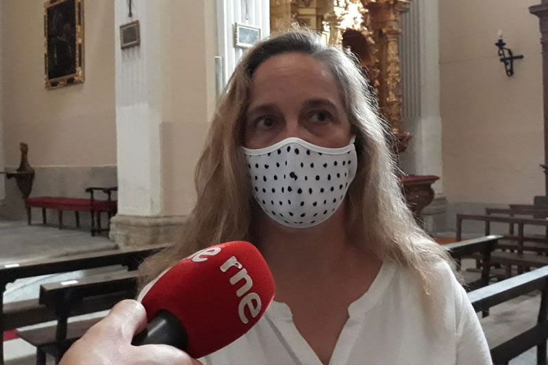 María José Úbeda, guía del monasterio de La Encarnación.