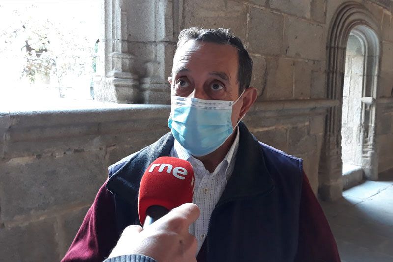 Carlos Rodríguez, prior del Real Monasterio de Santo Tomás.