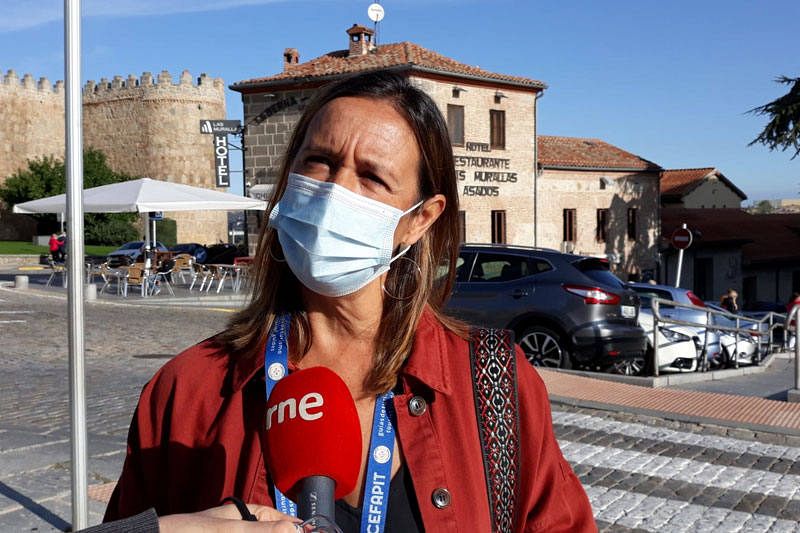 Lucía Sánchez, guía oficial de Ávila.