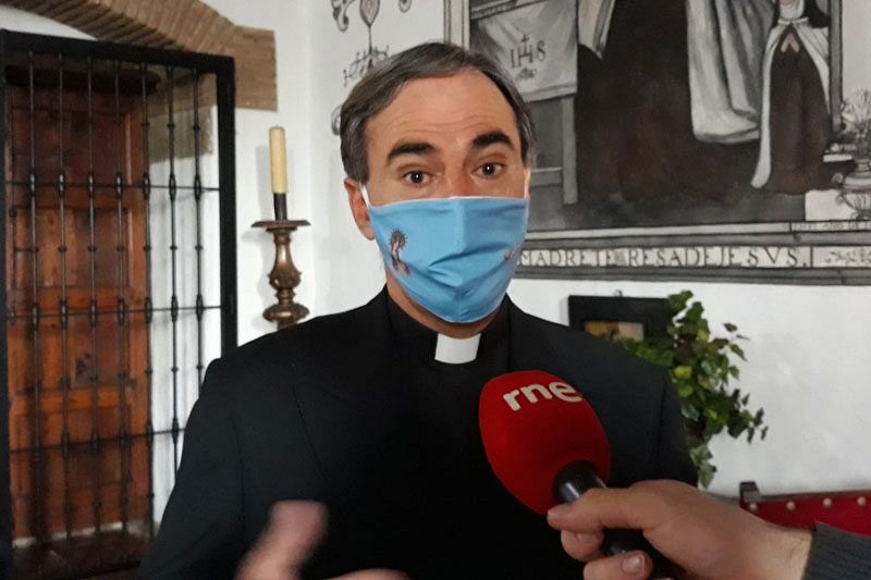 Arturo Díaz, capellán del monasterio de La Encarnación.