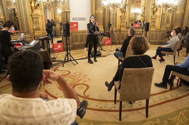 Rizha en el especial 'La nueva música latinoamericana' en la Casa de América de Madrid