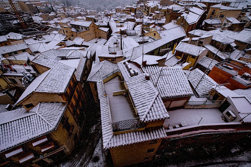 Filomena dejará copiosas nevadas este jueves en Castilla-La Mancha