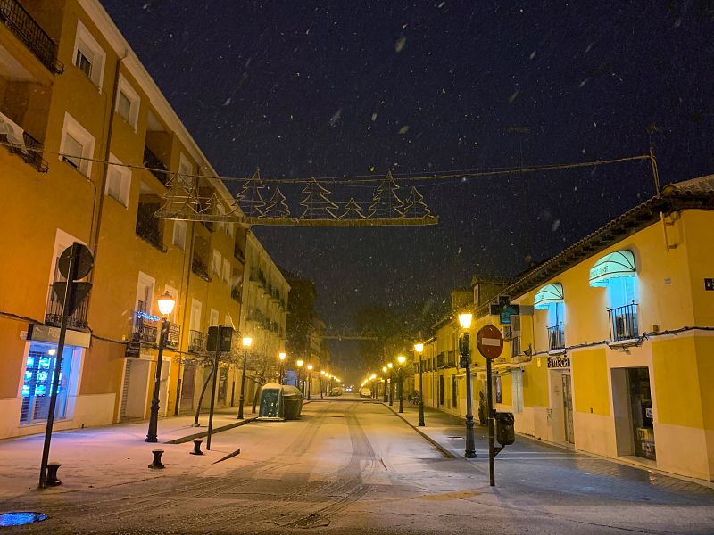 Nevada en Aranjuez