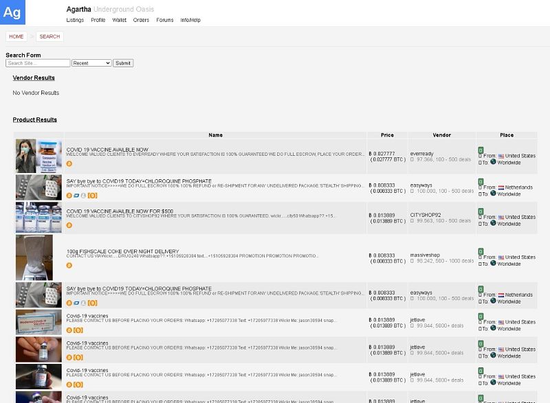 Un mismo presunto estafador ofrece diferentes vacunas a precios diferentes