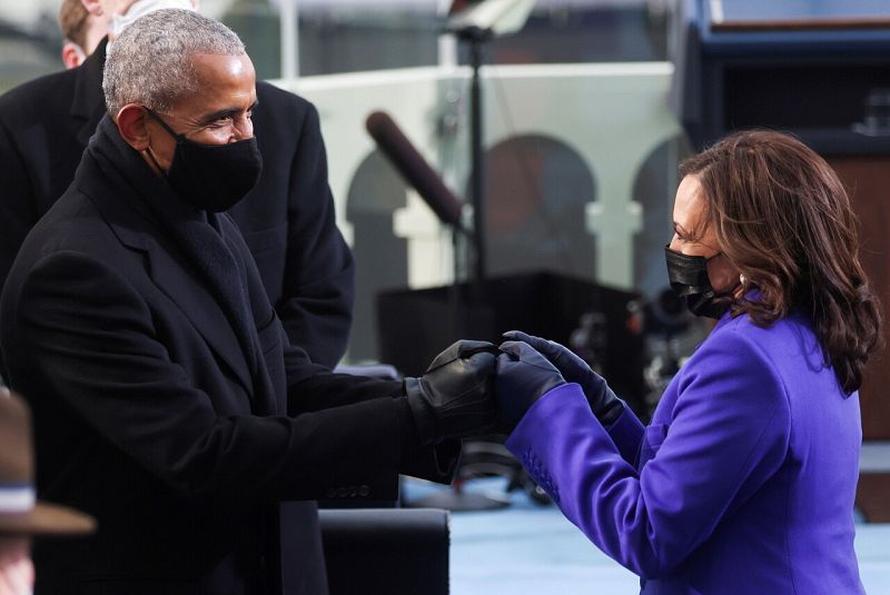 Obama y Harris