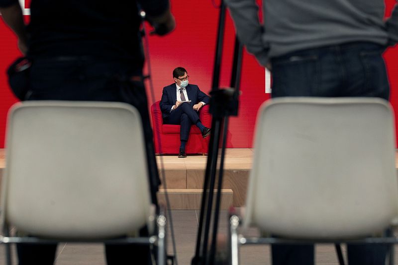 Salvador Illa (PSC) durante un acto en Barcelona